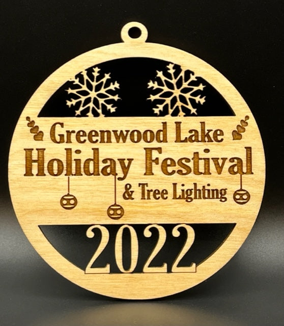 Official 2022 Greenwood Lake Holiday Festival Ornament