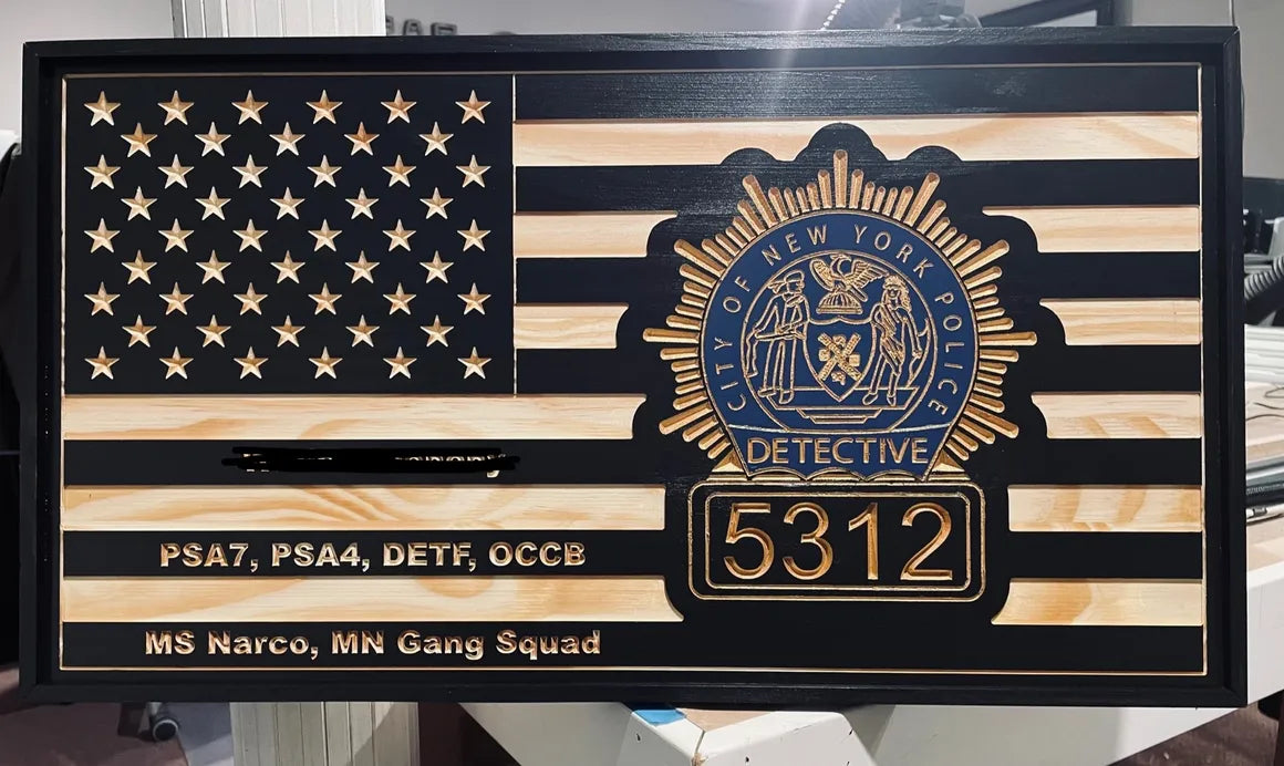 NYPD Detective Flag